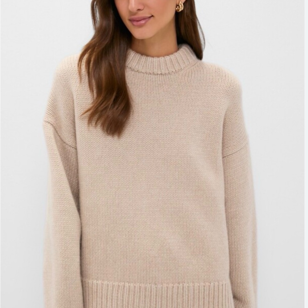 Tuckernuck Beige Women's Turtleneck Sweater